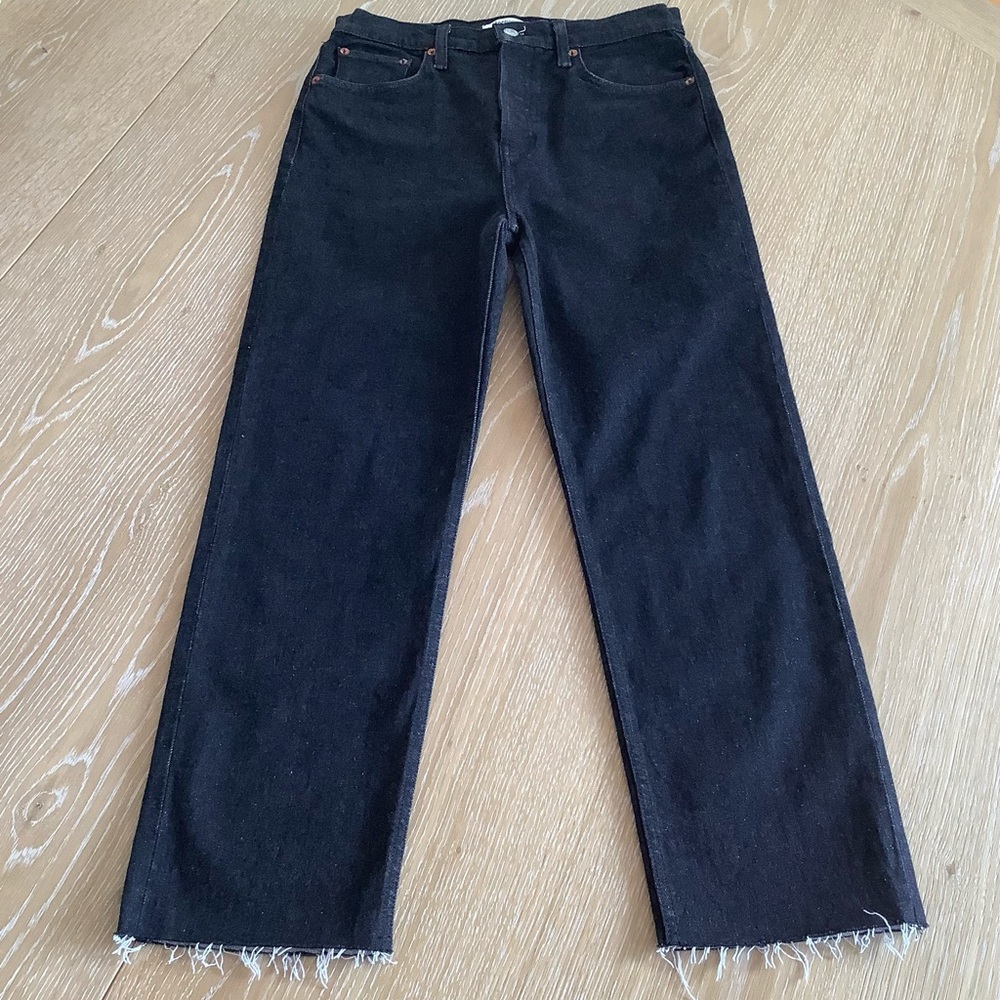 RE/DONE 70’s Comfort Stretch High Rise Stove Pipe Jeans 29